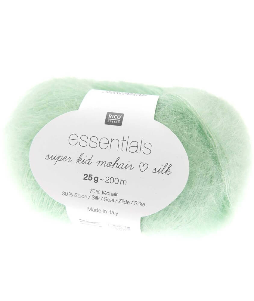 Fil à Tricoter ESSENTIALS SUPER KID MOHAIR LOVES SILK: Luxe, Douceur et Créativité - 25gr - Rico Design