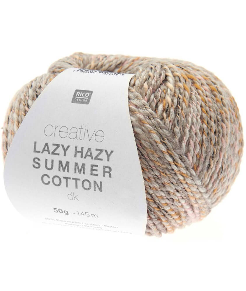 Pelote de coton à tricoter Creative LAZY HAZY SUMMER COTTON - Rico Design