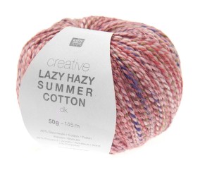 Pelote de coton à tricoter Creative LAZY HAZY SUMMER COTTON - Rico Design