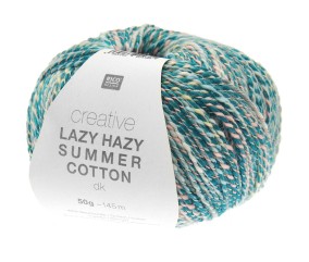 Pelote de coton à tricoter Creative LAZY HAZY SUMMER COTTON - Rico Design