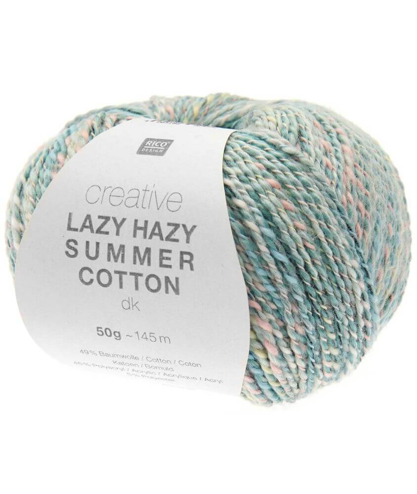 Pelote de coton à tricoter Creative LAZY HAZY SUMMER COTTON - Rico Design