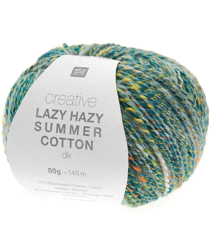 Pelote de coton à tricoter Creative LAZY HAZY SUMMER COTTON - Rico Design