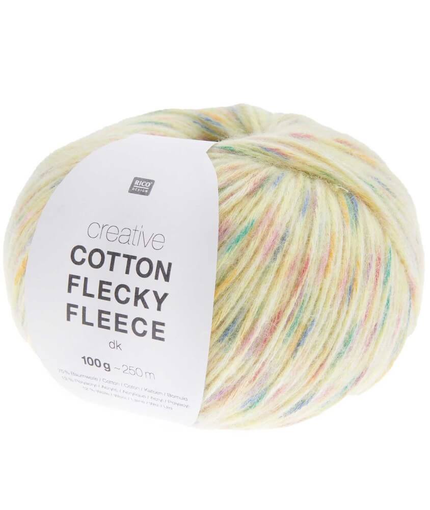 Pelote de coton Creative Cotton Flecky Fleece dk - Rico Design Pelote de coton Creative Cotton Flecky Fleece dk - Rico Design
