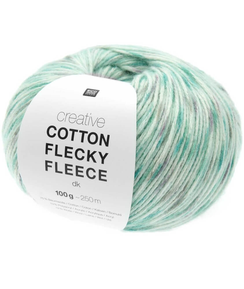 Pelote de coton Creative Cotton Flecky Fleece dk - Rico Design Pelote de coton Creative Cotton Flecky Fleece dk - Rico Design