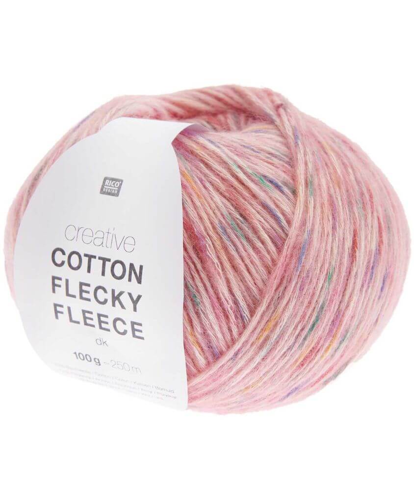 Pelote de coton Creative Cotton Flecky Fleece dk - Rico Design Pelote de coton Creative Cotton Flecky Fleece dk - Rico Design
