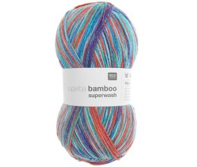 Pelote de laine à chaussettes à tricoter Superba bamboo superwash - Rico Design