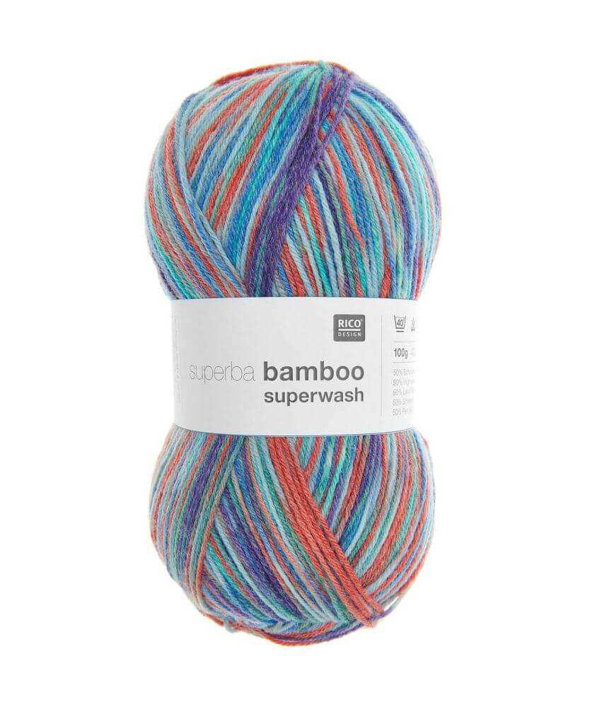 Pelote de laine à chaussettes à tricoter Superba bamboo superwash - Rico Design