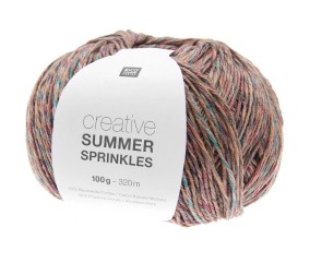 Pelote de coton Creative Summer Sprinkles - 100Gr - Rico Design