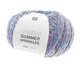 Pelote de coton Creative Summer Sprinkles - 100Gr - Rico Design