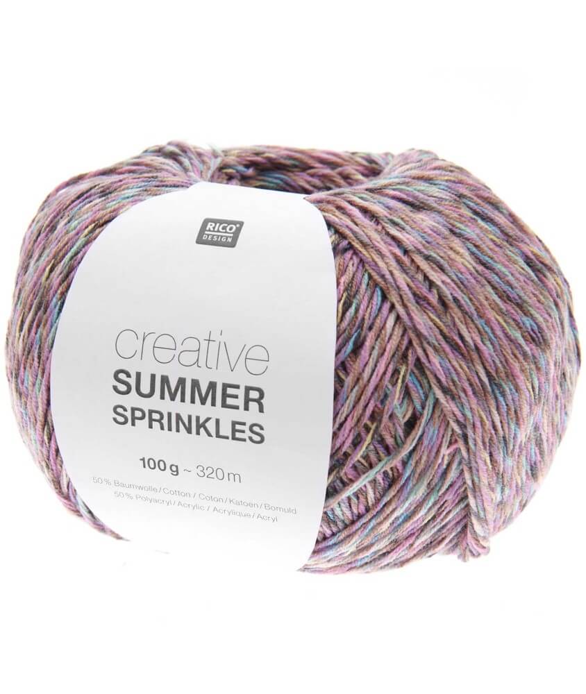 Pelote de coton Creative Summer Sprinkles - 100Gr - Rico Design