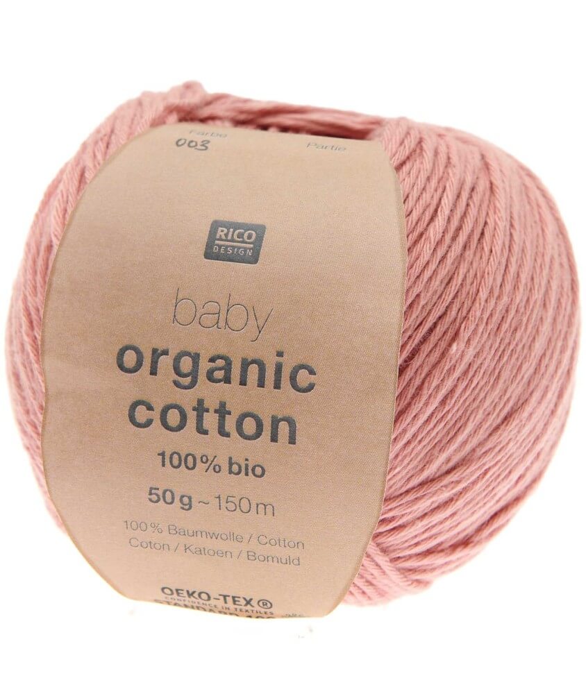 Pelote de coton Baby organic cotton - 100% BIO - Rico Design