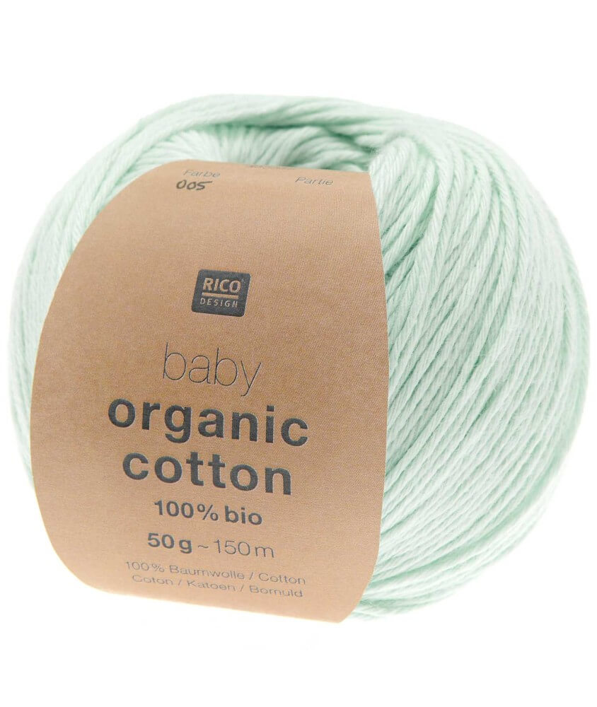 Pelote de coton Baby organic cotton - 100% BIO - Rico Design