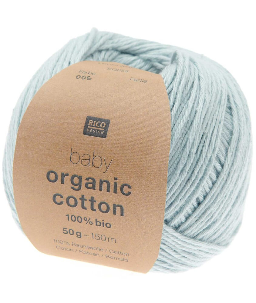 Pelote de coton Baby organic cotton - 100% BIO - Rico Design