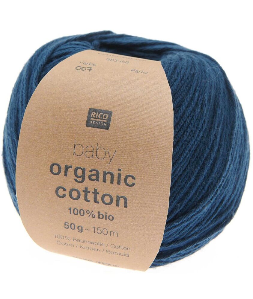 Pelote de coton Baby organic cotton - 100% BIO - Rico Design