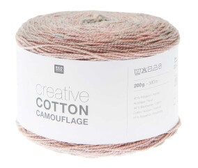 Pelote de coton Creative Cotton Camouflage - 200GR - Rico Design