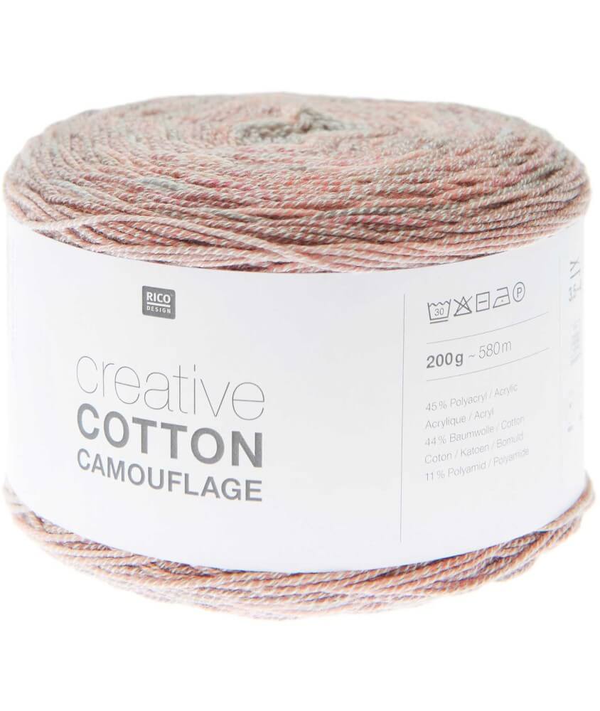 Pelote de coton Creative Cotton Camouflage - 200GR - Rico Design Pelote de coton Creative Cotton Camouflage - 200GR - Rico Design