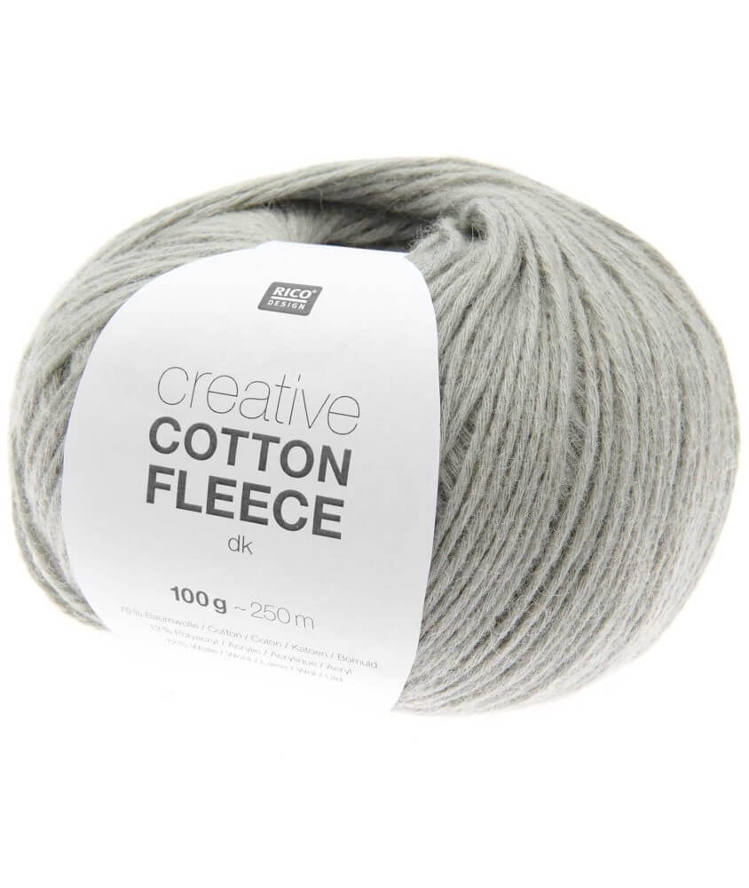 Pelote de coton Creative Cotton Fleece dk - 100 GR - Rico Design Pelote de coton Creative Cotton Fleece dk - 100 GR - Rico Design