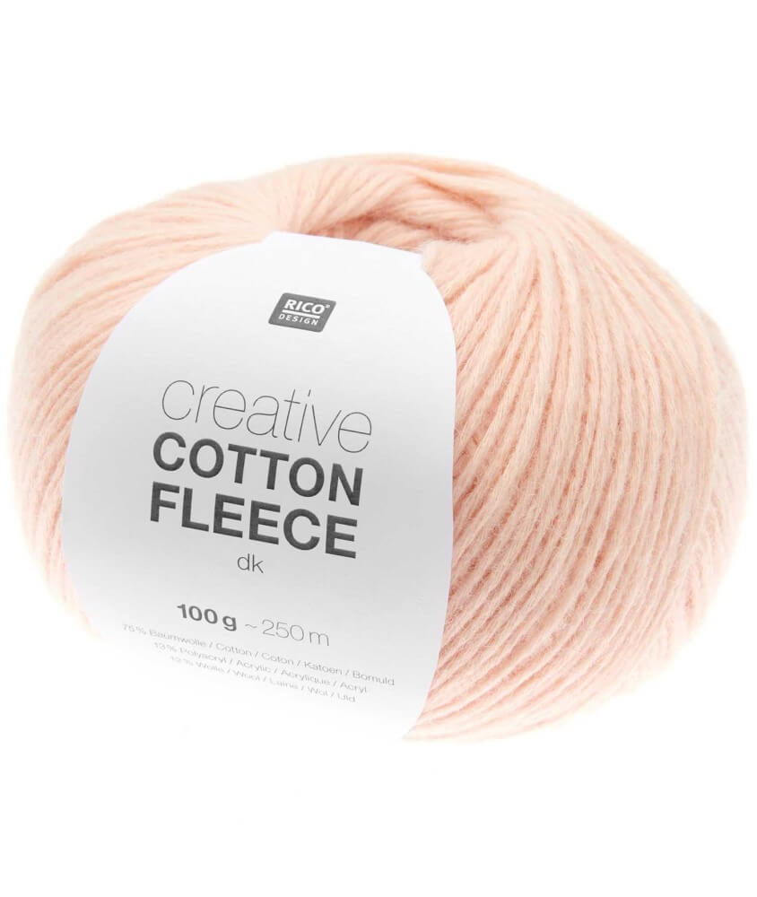 Pelote de coton Creative Cotton Fleece dk - 100 GR - Rico Design