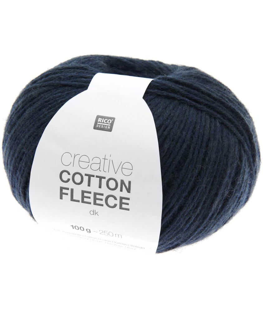 Pelote de coton Creative Cotton Fleece dk - 100 GR - Rico Design Pelote de coton Creative Cotton Fleece dk - 100 GR - Rico Design