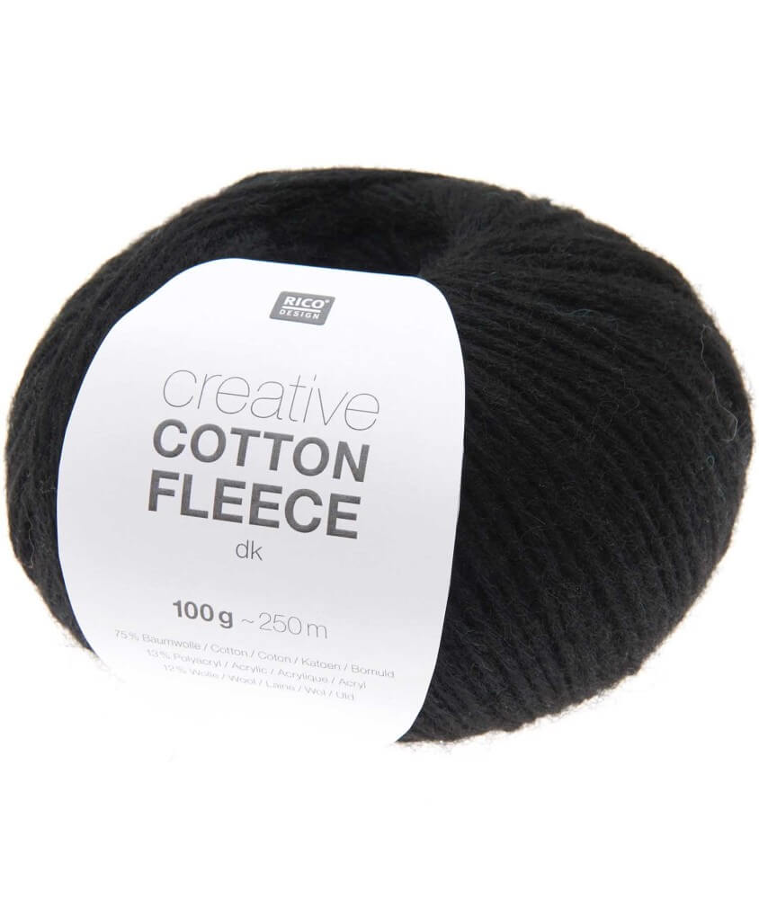 Pelote de coton Creative Cotton Fleece dk - 100 GR - Rico Design Pelote de coton Creative Cotton Fleece dk - 100 GR - Rico Design