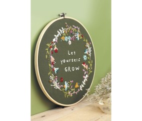 Kit de broderie Végétal - 280 x 290 x 20 mm - Graine Creative