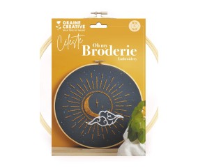 Kit de broderie Céleste - 280 x 290 x 20 mm - Graine Creative