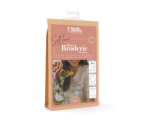 Kit de broderie sur vêtement Self Love - 160 x 260 x 45 mm - Graine Creative