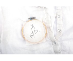 Kit de broderie sur vêtement Line Art - 160 x 260 x 45 mm - Graine Creative