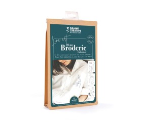 Kit de broderie sur vêtement Line Art - 160 x 260 x 45 mm - Graine Creative