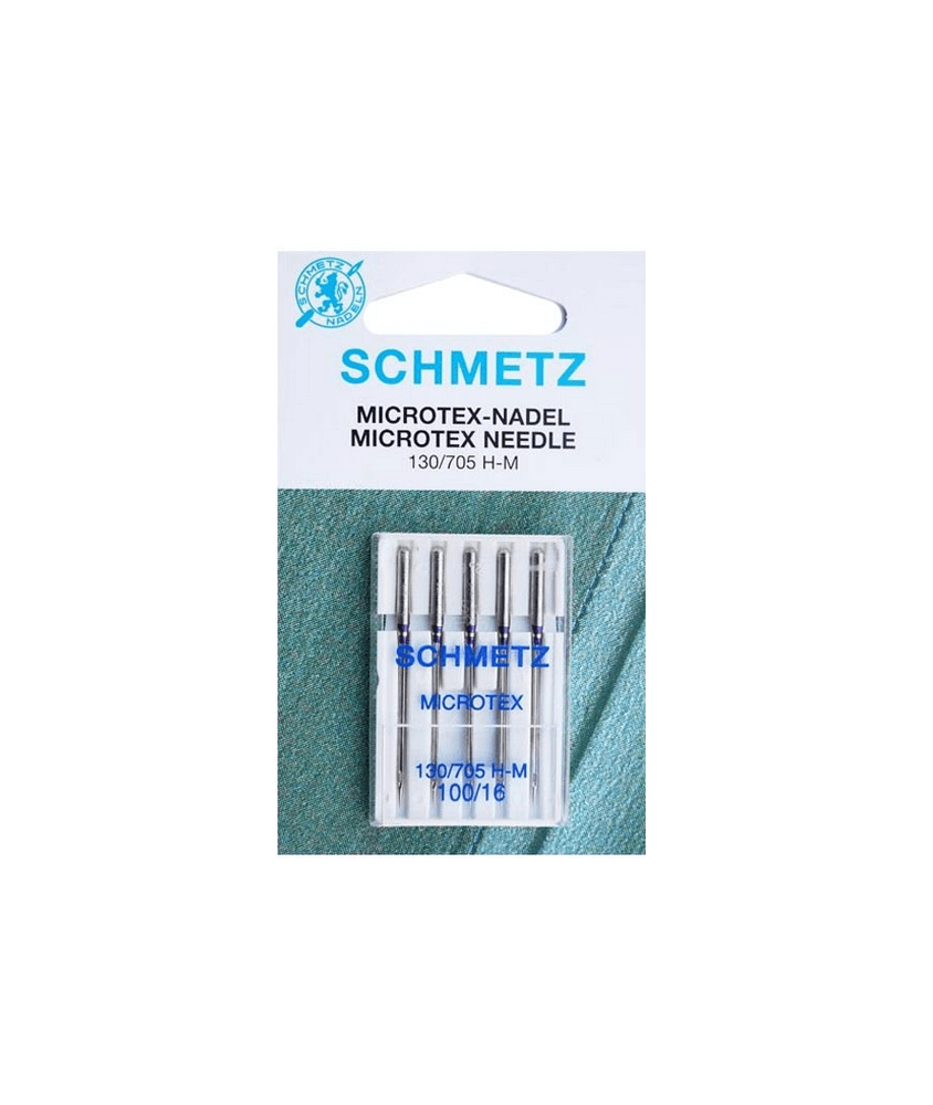 Aiguille Microtex pour machine à coudre 130/705H-M Dimension 100/16 - 5 pces - SCHMETZ Aiguille Microtex pour machine à coudre 130/705H-M Dimension 100/16 - 5 pces - SCHMETZ