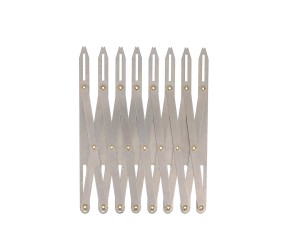 Jauge boutonnière extensible argent (16x8cm) - BOHIN