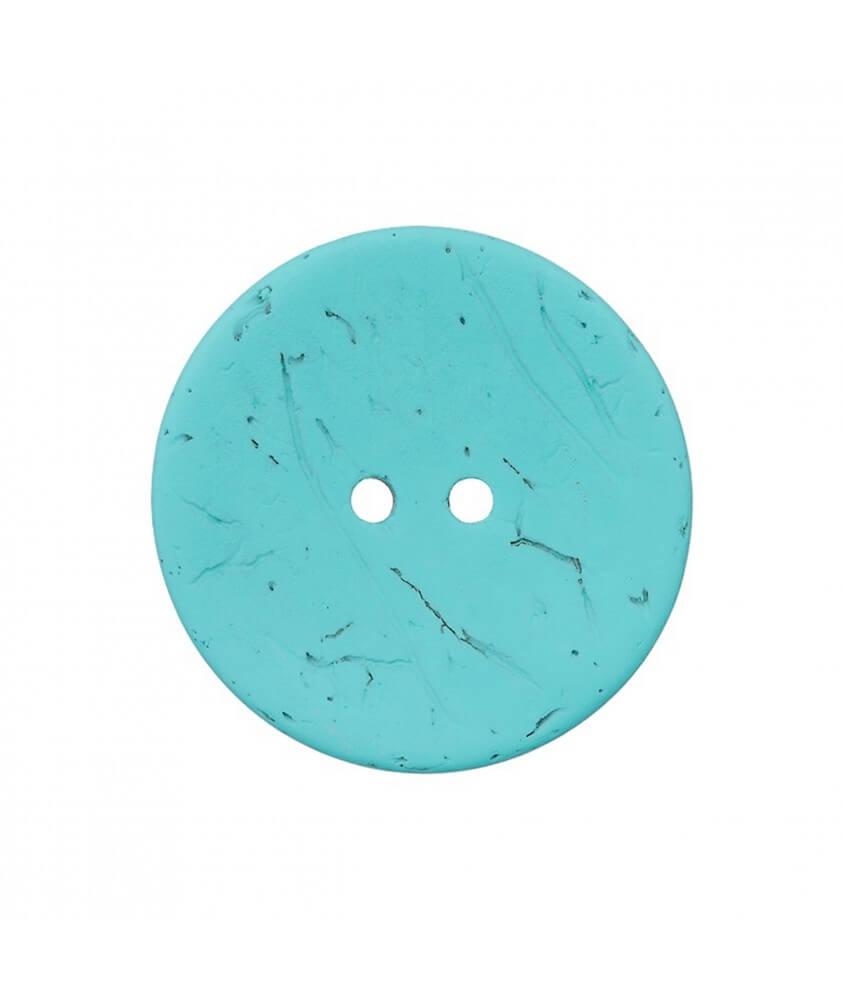 Boutons Coco 23 mm X 2 Turquoise - Union Knopf 