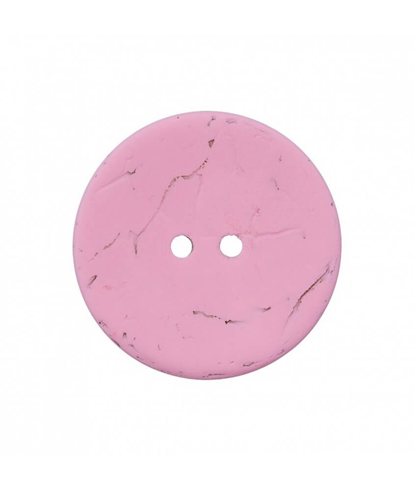 Boutons Coco 23 mm X 2 Rose - Union Knopf