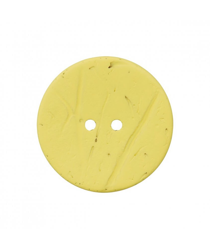 Boutons Coco 23 mm X 2 Jaune - Union Knopf 