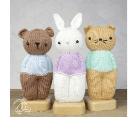 Kit tricot Abe l'Ours - Hardicraft