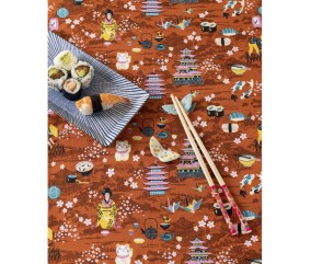 Tissu coton yumi