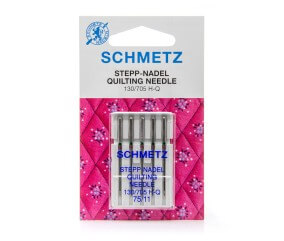 Aiguilles de quilting pour Machine à coudre - 130/705H Dimension 75/11- 5 pces - SCHMETZ