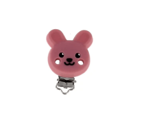 Attache tétine lapin en silicone 6 cm - Bohin kids