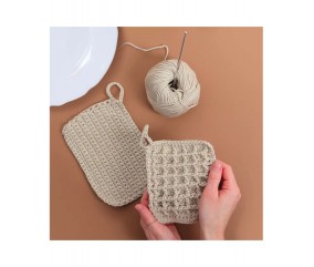 Kit Crochet Zéro déchet Eponges Réutilisables - Graine Créative