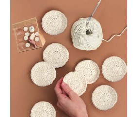 Kit Crochet Zéro déchet Disques Démaquillants - Graine Créative