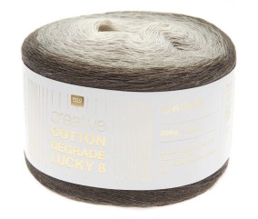 Pelote de coton CREATIVE COTTON DEGARDE LUCKY 8 - Rico Design