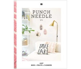 Livre Punch Needle - Just Bees + Fruits + Flowers - Rico Design - N° 6