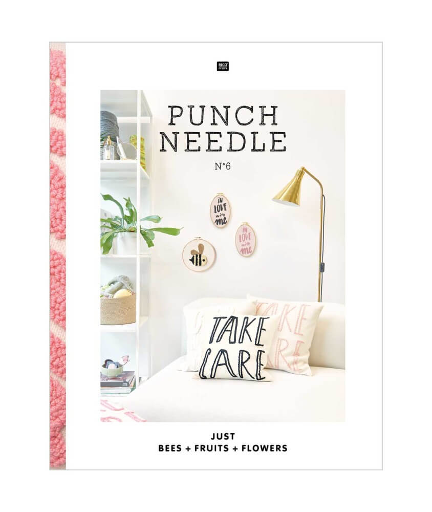 Livre Punch Needle - Just Bees + Fruits + Flowers - Rico Design - N° 6
