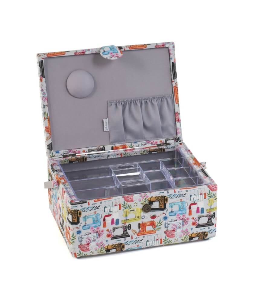 Kit de Couture Complet avec Boîte 128 Accessoires Professionnel Machine a  Coudre Portable Set de Couture Fil Aiguille Couture [25]