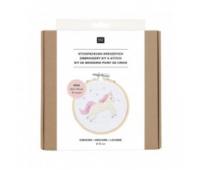 Kit de broderie Mini Licorne - Rico Design