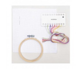 Kit de broderie Mini Arc en Ciel - Rico Design