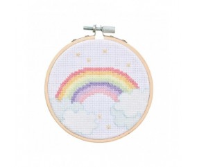 Kit de broderie Mini Arc en Ciel - Rico Design