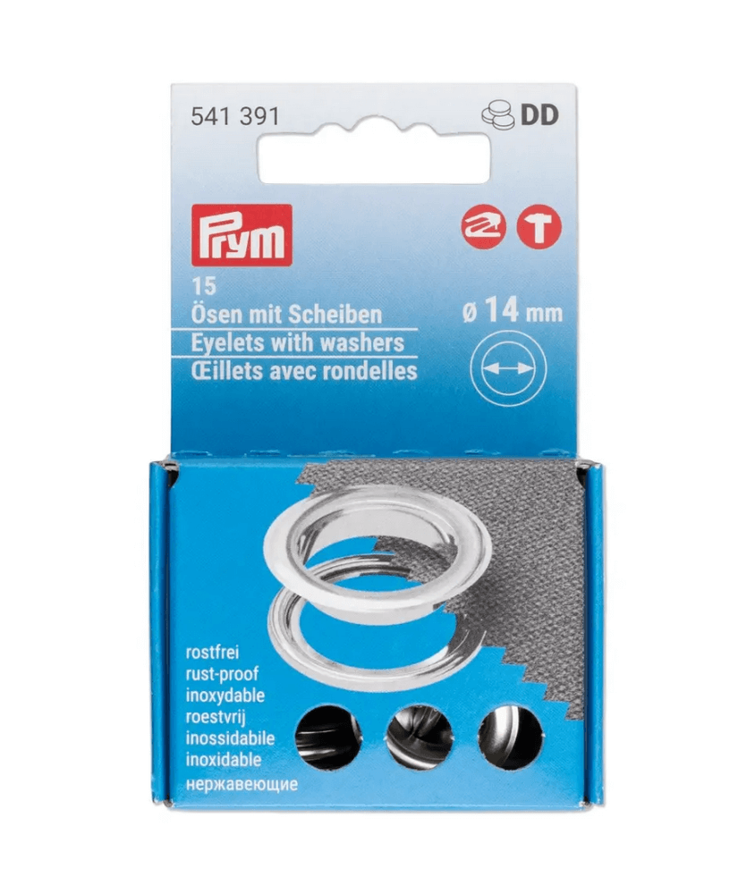 Oeillet avec rondelles diamètre 14mm - Prym