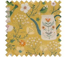 Coffret à couture motif Fleurs - 17.8x24.5x14.5 cm - Distrifil