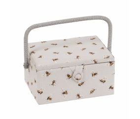 Coffret à couture motif Abeille - 18.5x25.5x14.5 cm - Distrifil